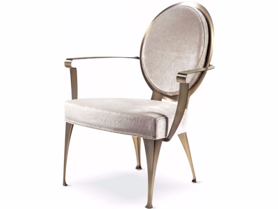 MISS - Medallion velvet armchair _ Cantori