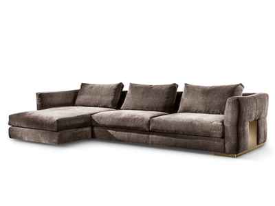 MONTECARLO - Corner fabric sofa _ Cantori
