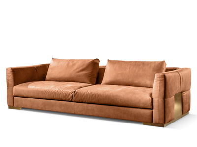 MONTECARLO - Leather sofa _ Cantori