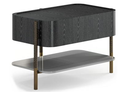 SHANGHAI - Ash bedside table with drawers _ Cantori