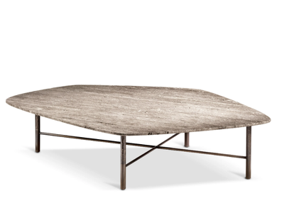 SHANGHAI - Low travertine coffee table _ Cantori