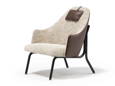 ADELE - Fabric armchair with armrests _ Capital Collection