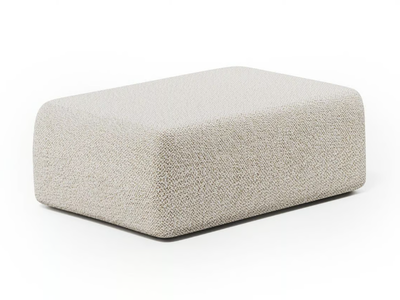 CLOUD - Upholstered rectangular fabric pouf _ Capital Collection