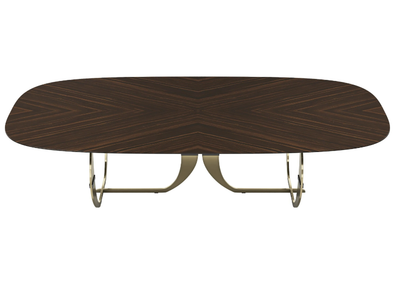CONVIVIO - Oval wooden dining table _ Capital Collection