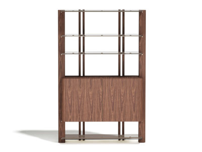 DIESIS C - Double-sided wooden bookcase _ Capital Collection
