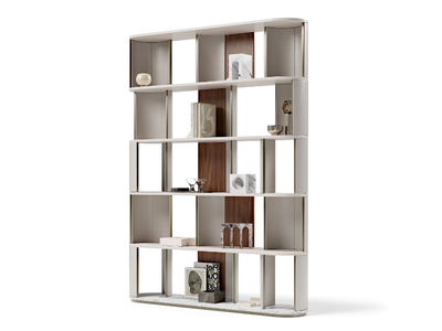SIPARIO - Wall-mounted open wooden bookcase _ Capital Collection