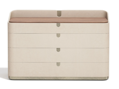 SUITE - Leather chest of drawers _ Capital Collection