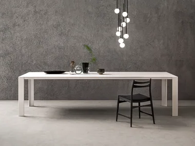 ATELIER - Rectangular Solid Surface table _ Capo d’Opera