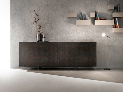 ATELIER - Wooden sideboard with sliding doors _ Capo d’Opera