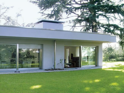 SA91 - Aluminium and wood sliding window _ Capoferri Serramenti