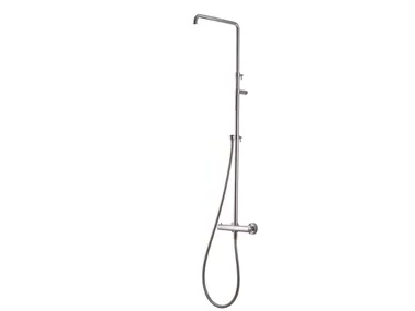 RIGOLETTO TELESCOPIC 01-0840/01-0940 - Wall-mounted shower panel with diverter