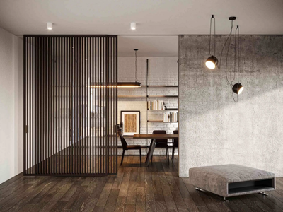 LADY - Wooden room divider