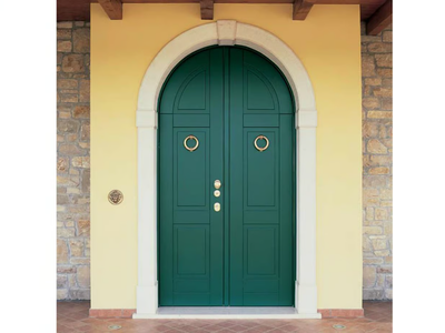 Safety door - Arched exterior safety door