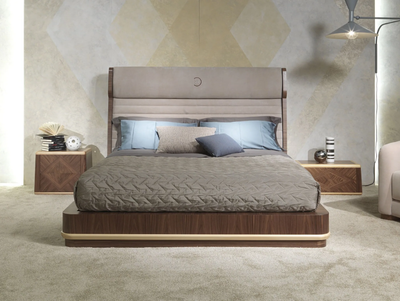 GALILEO - Double bed with high headboard _ carpanelli
