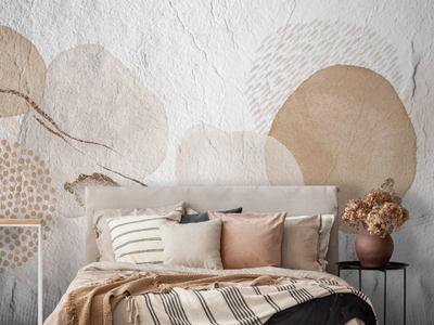 ASTRATTO MORBIDO - Geometric washable wallpaper _ Carta da Parati Artistica