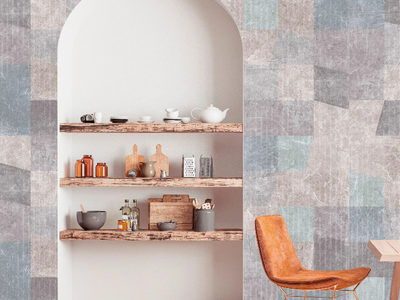 EQUILIBRIO - Washable vinyl wallpaper _ Carta da Parati Artistica