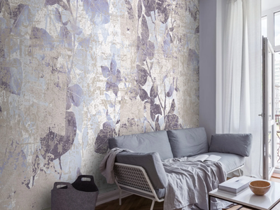 FIORI DI POMPEI - Washable wallpaper with floral pattern _ Carta da Parati Artistica