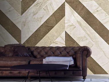 MARMO - Striped washable wallpaper _ Carta da Parati Artistica