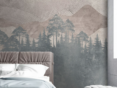 NEL BOSCO - Washable vinyl wallpaper _ Carta da Parati Artistica
