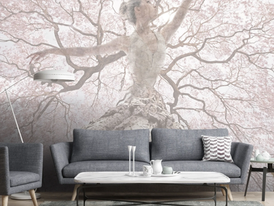 PRIMAVERA - Washable vinyl wallpaper _ Carta da Parati Artistica