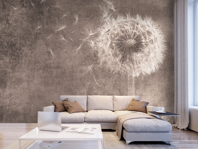 SOFFIO DI VENTO - Washable wallpaper with floral pattern _ Carta da Parati Artistica