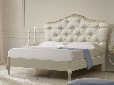 BELLINI - Fabric king size bed with tufted headboard _ CASA +39