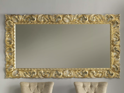 DIAMANTE - Rectangular framed wall-mounted mirror