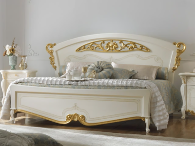 LA FENICE - Wooden double bed _ CASA +39