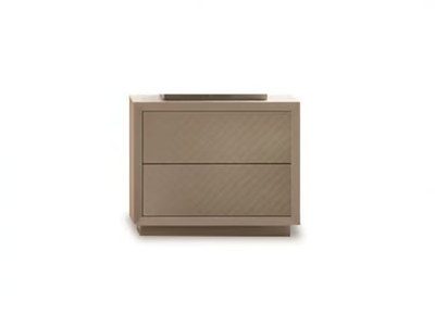MOON - Rectangular wooden bedside table _ CASA +39