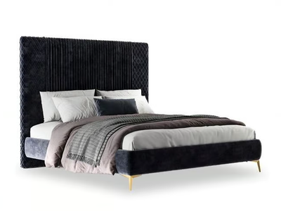MOON - Upholstered fabric double bed _ CASA +39