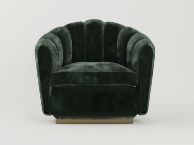 NEST - Fabric armchair with armrests _ CASA +39