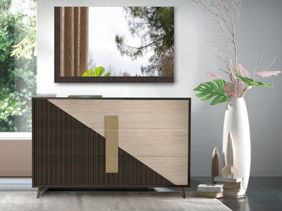NEW HARMONY - Wooden chest of drawers