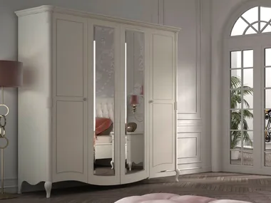 PRESTIGE 2 - Mirrored wooden wardrobe