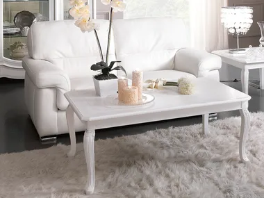 PRESTIGE - Rectangular wooden coffee table
