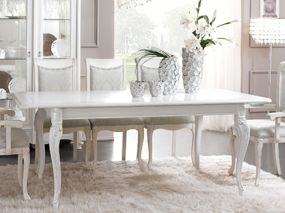PRESTIGE - Rectangular wooden dining table