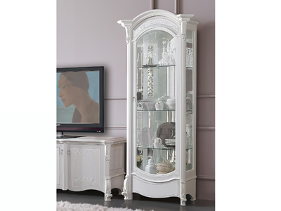 PRESTIGE - Wooden display cabinet with integrated lighting