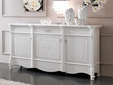 PRESTIGE - Wooden highboard with doors