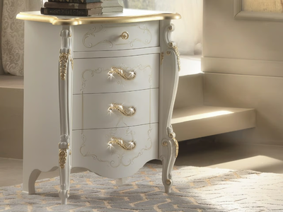 ROSSINI - Wooden bedside table with drawers _ CASA +39