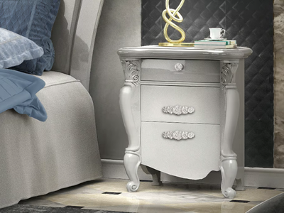 SMERALDO - Wooden bedside table with drawers _ CASA +39