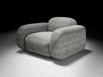 STONE - Fabric armchair _ CASA +39