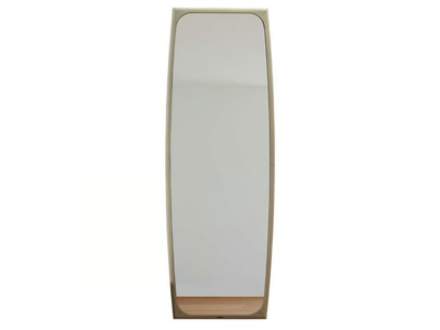 LAGO - Leather-covered framed mirror _ Casa Covre