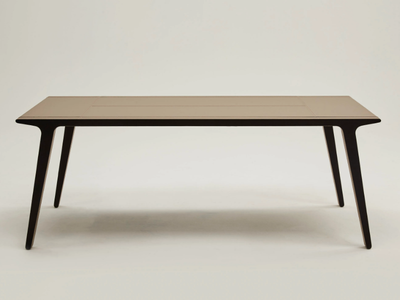 LAICON - Rectangular tanned leather table _ Casa Covre