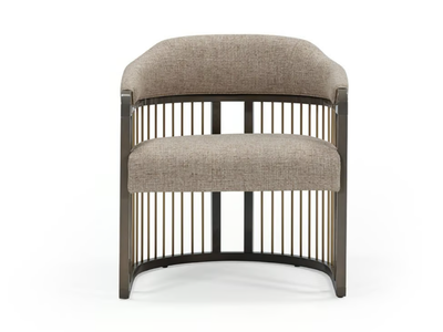 GRACE URBAN - Fabric and solid wood easy chair with armrests _ Casa Magna