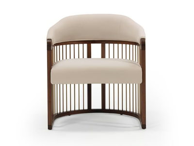 GRACE URBAN - Leather easy chair with armrests _ Casa Magna