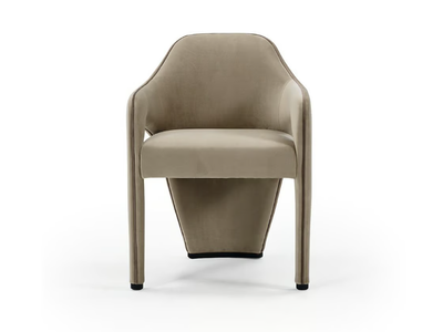 MARLON - Fabric chair with armrests _ Casa Magna