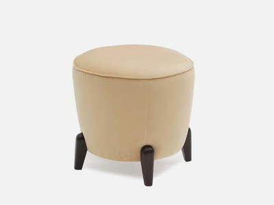 ALIA - Upholstered round pouf _ Casa