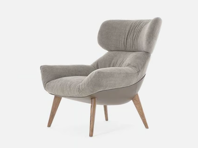 BELFIORE IV - Fabric armchair with armrests _ Casa