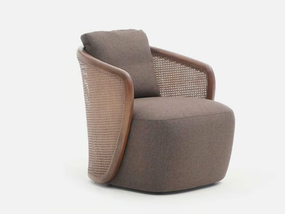 CASSOLA - Fabric armchair with armrests _ Casa