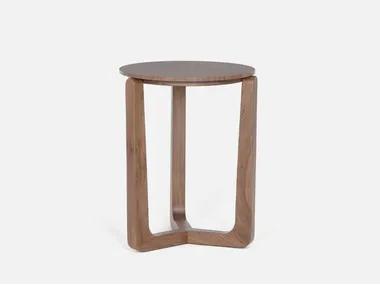 PLATI - Round wooden side table _ Casa