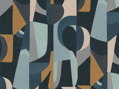 ASSEMBLAGE - Embroidered motif wallpaper _ CASAMANCE